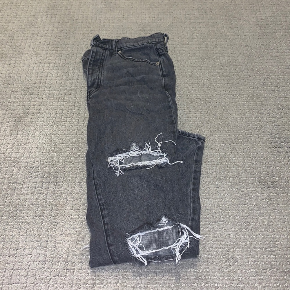 BDG slim straight black jeans